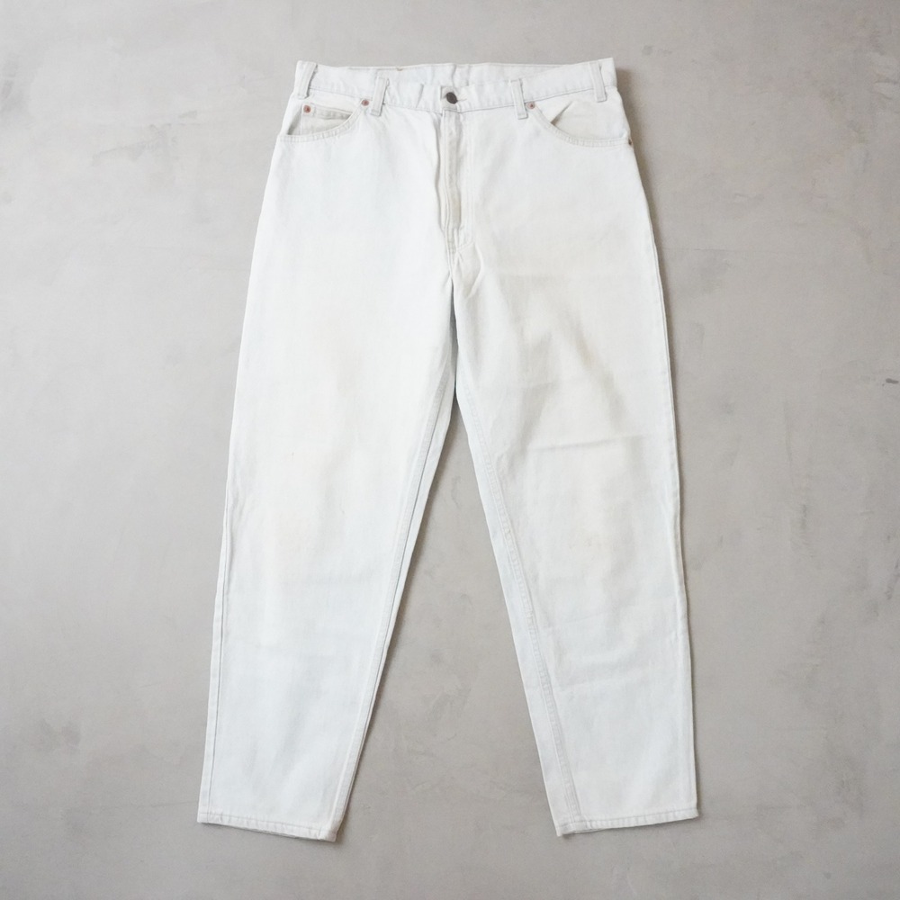 Vintage Levis 550 Jeans 36x30 Mens 90s White Orange Tab Relaxed Fit USA Made